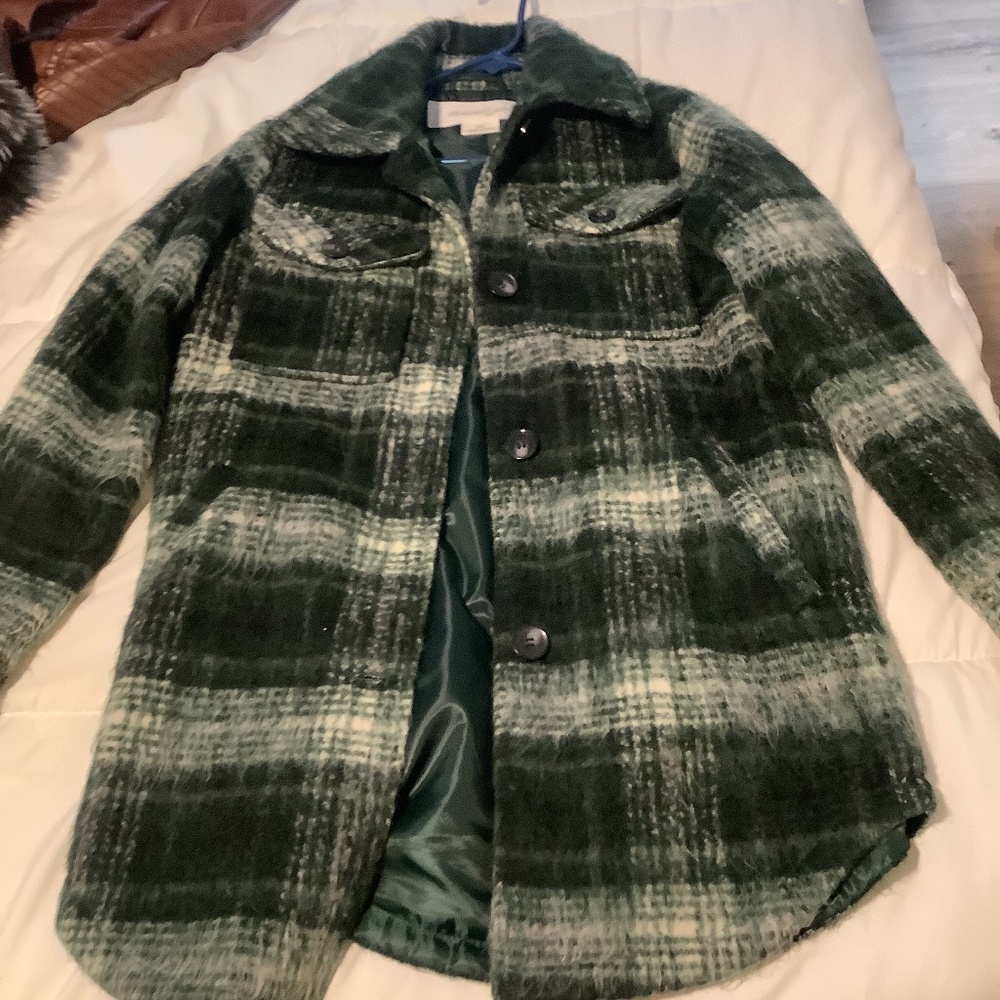 Plaid shacket